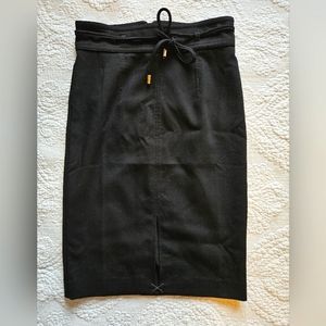 Brand NWT Ann Taylor Petite Size 0P Black Pencil Skirt